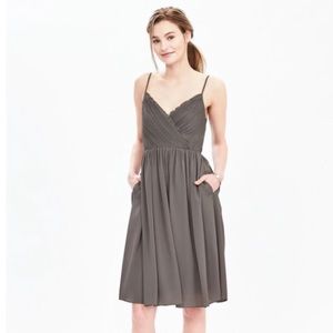 NWT Banana Republic Strappy crossover vee dress
